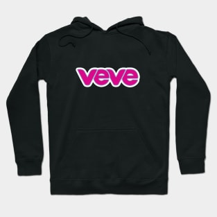 Veve Pink & Blue Logo Hoodie